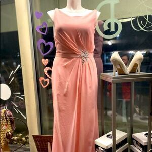 Modern Maids ladies 16 pink formal Gown